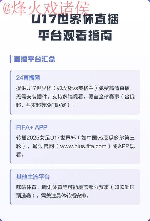 免费观看世界杯直播的最佳正规渠道推荐